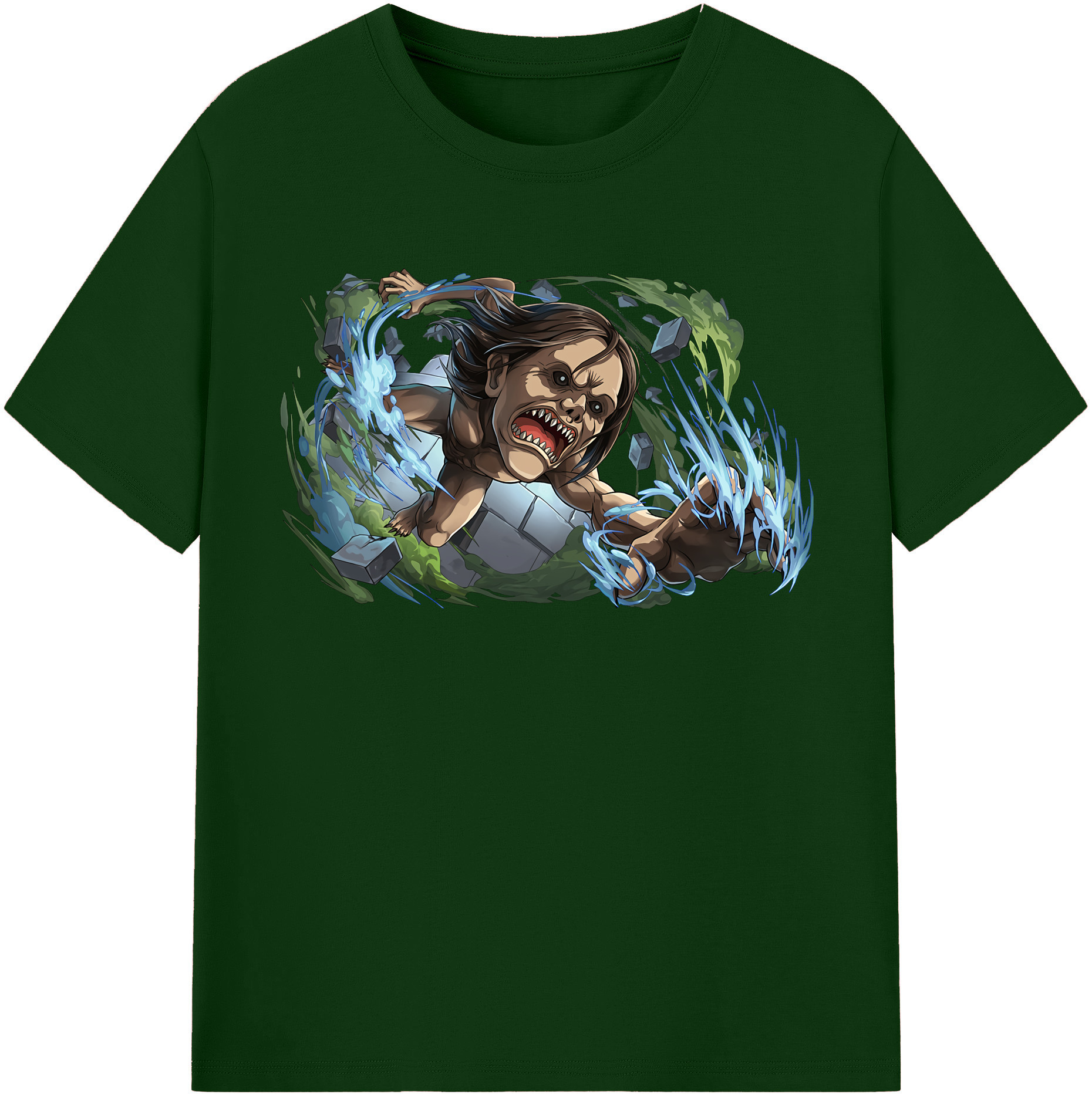 （画像用） 進撃の巨人 Attack on Titan 綿100％半袖Tシャツ（フロントプリント）
